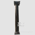 Garden Decorative Black Marble Stone Roman Column